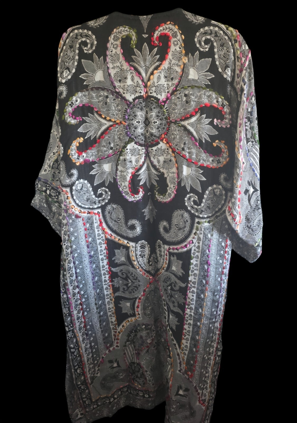 Raj Thick Stitch Embroidered Duster
