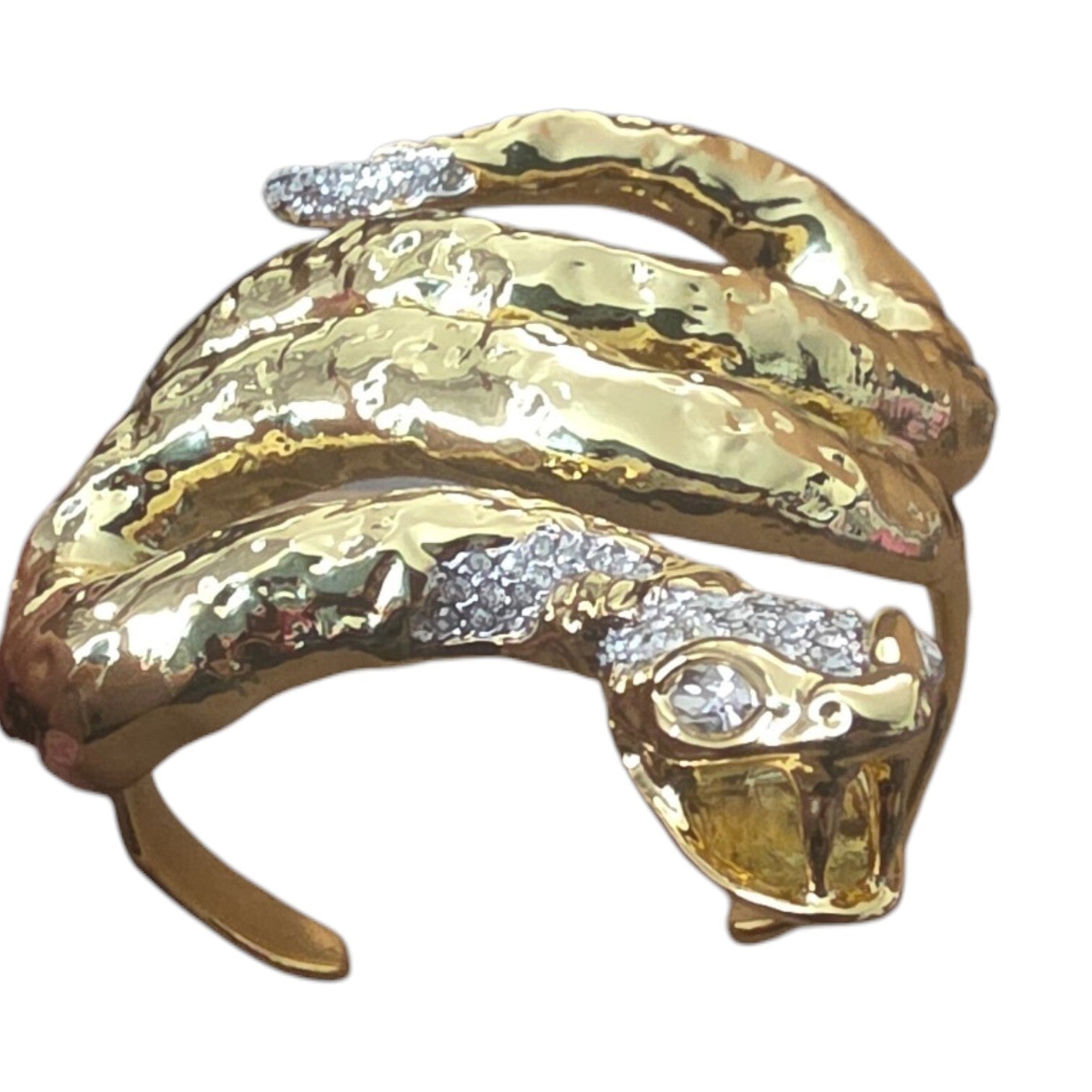 Alexis Bittar Serpent Crystal Cuff Bracelet