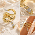 Alexis Bittar Serpent Crystal Cuff Bracelet