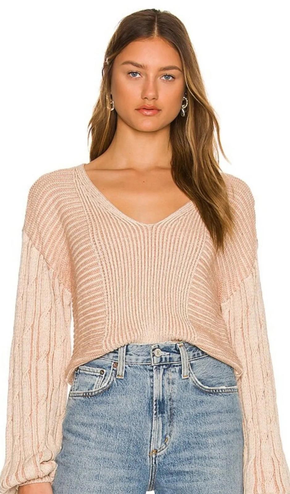 Free People When It Rains Sweater S