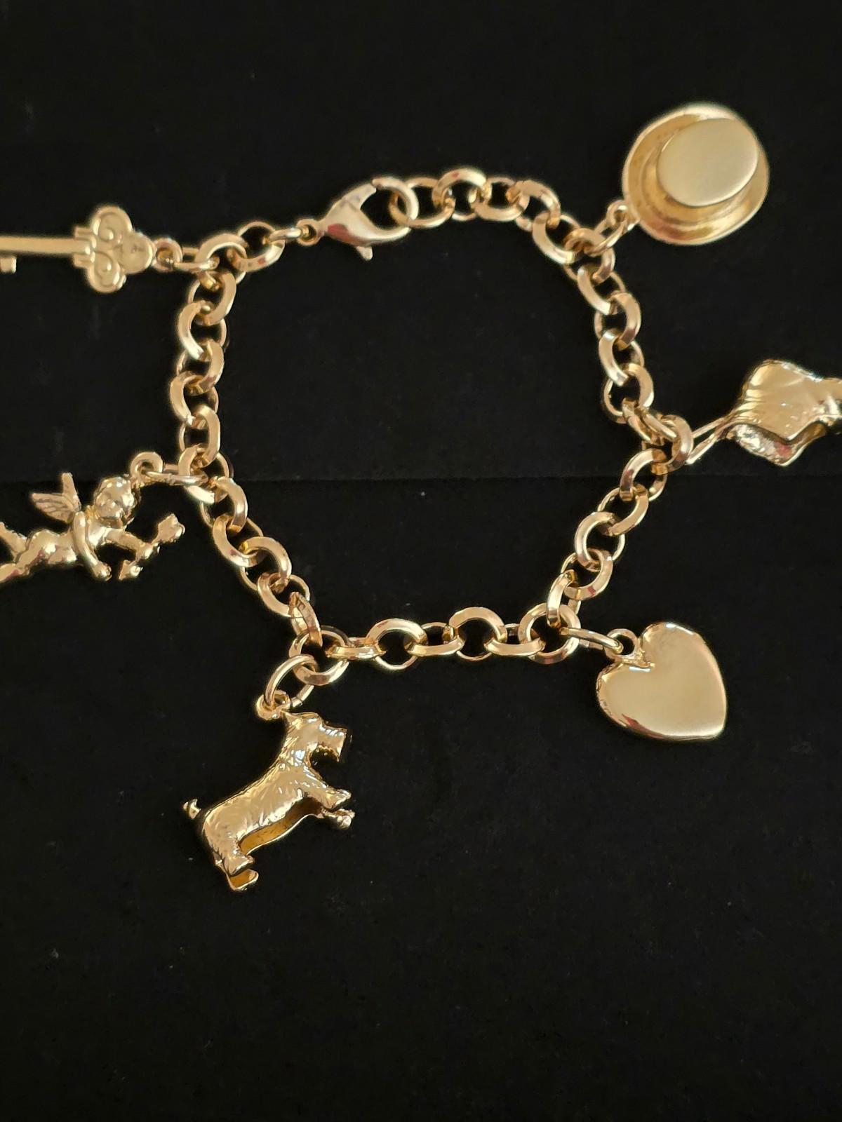 Ben-Amun Jewelry Monopoly Gold Multi Charm Bracelet