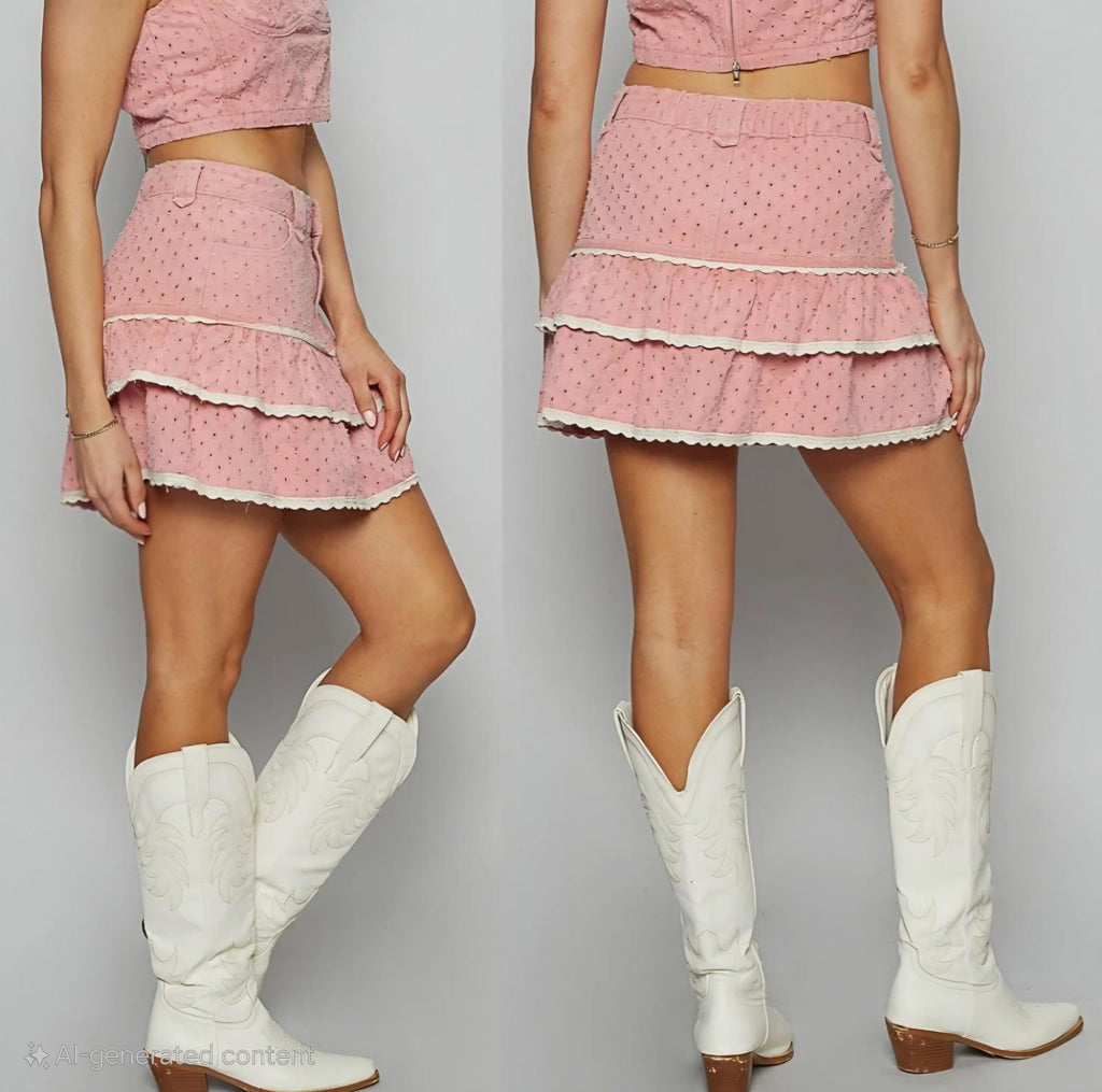 POL Hudson 2 Skirt and Top Set L