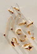 Free People Baez Gold Plated Earrings