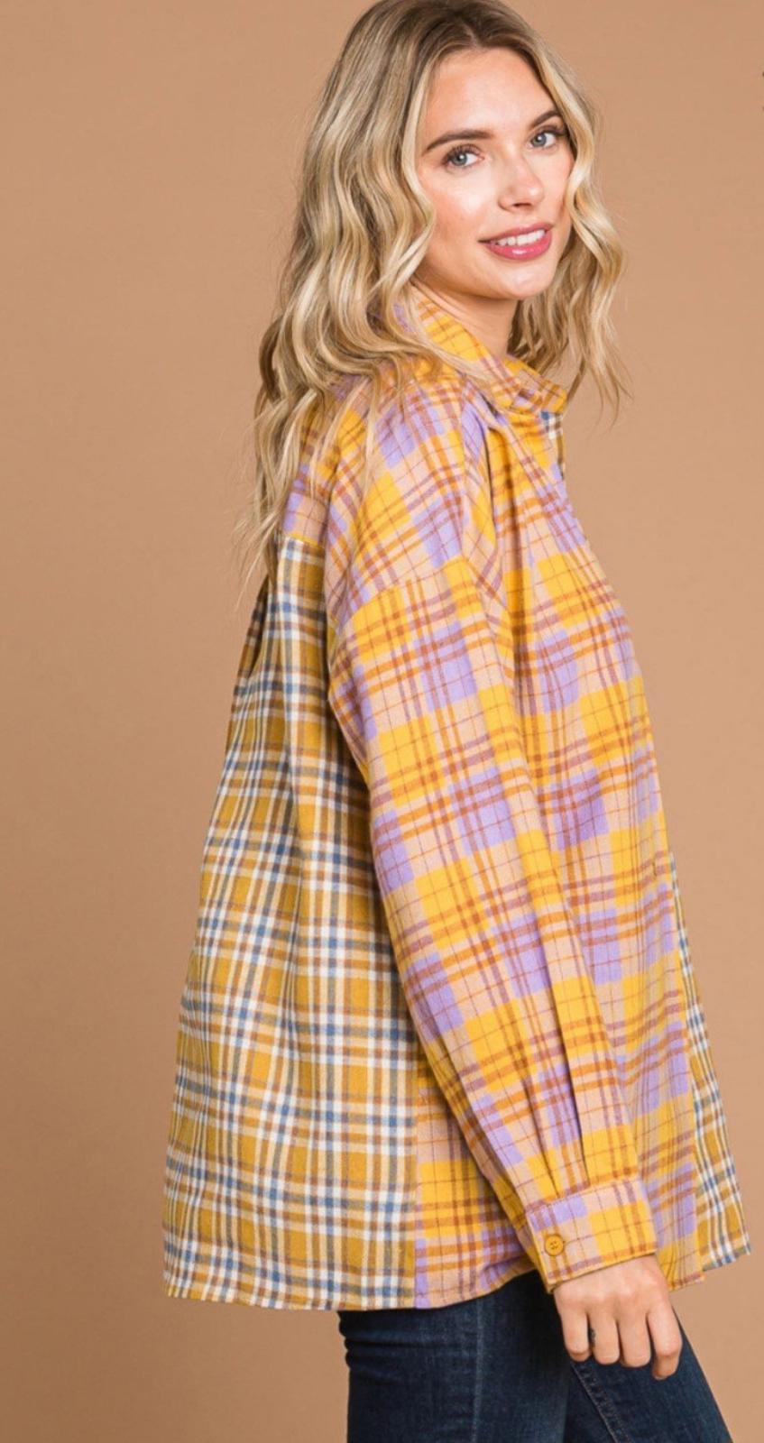 Cotton Bleu Women's Size Small NWT Long Sleeve Button Up