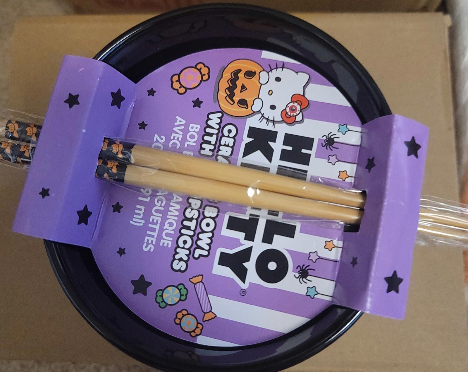 Hello Kitty Ramen Halloween Bowl
