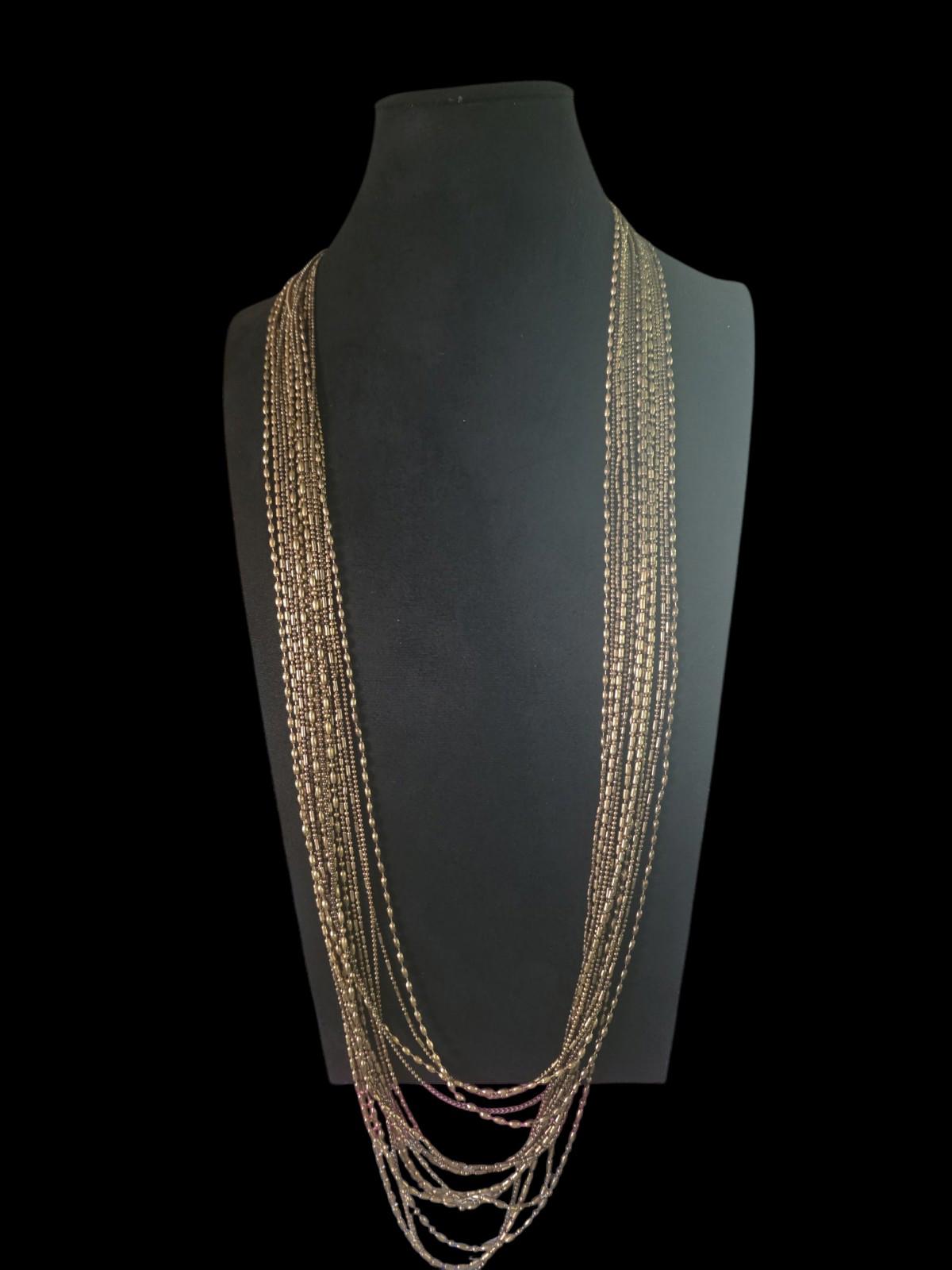 Chicos Beaded Layered Necklace