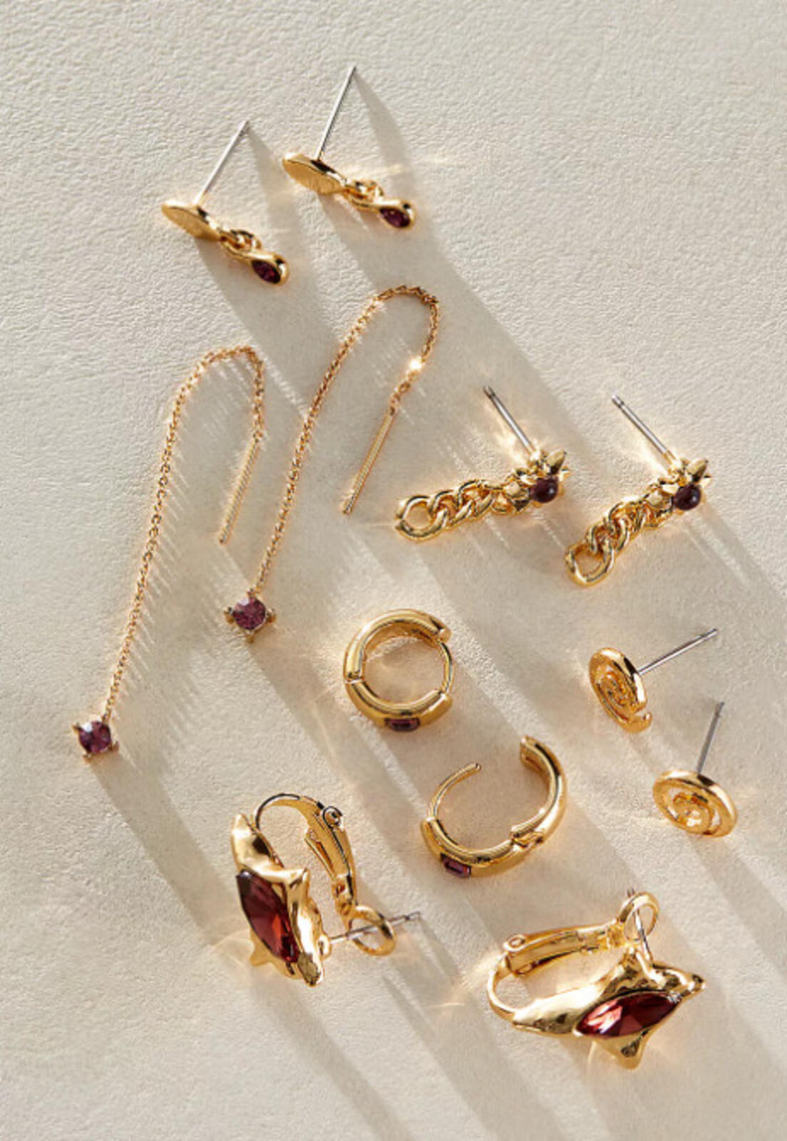 Free People Baez Gold Plated Earrings