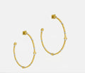 Alexis Bittar Crystal Knot Hoop Earrings