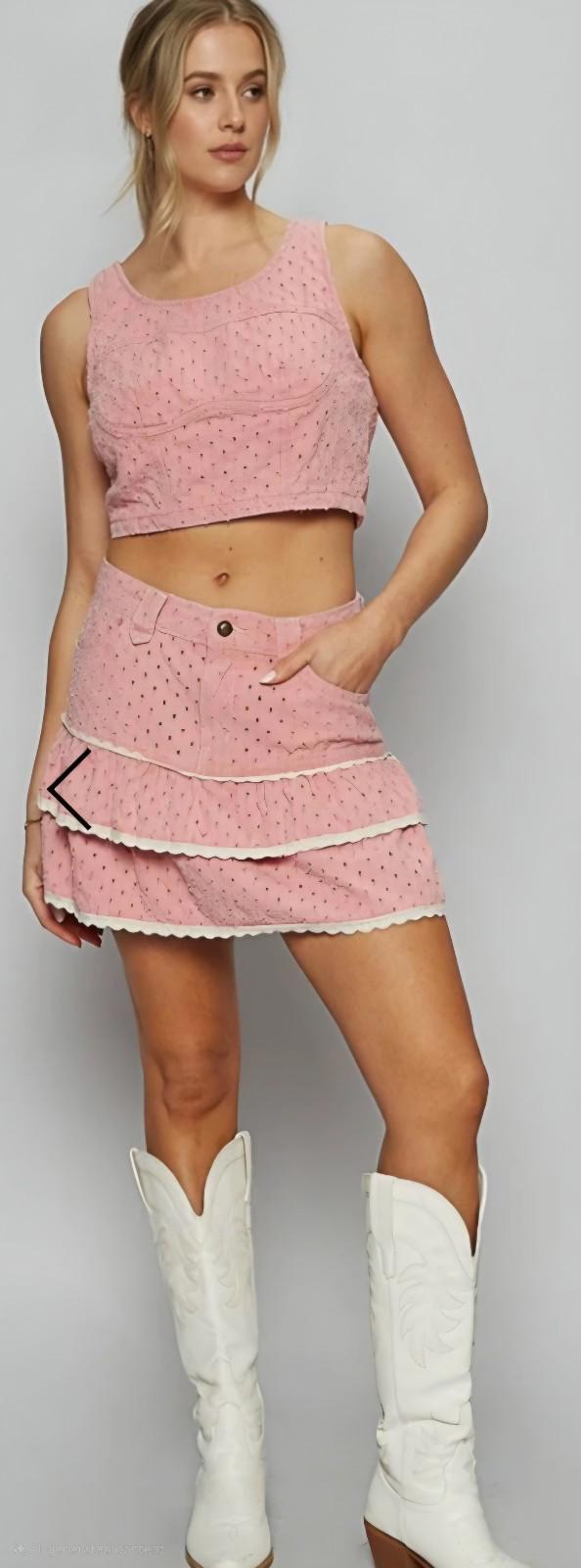 POL Hudson 2 Skirt and Top Set L