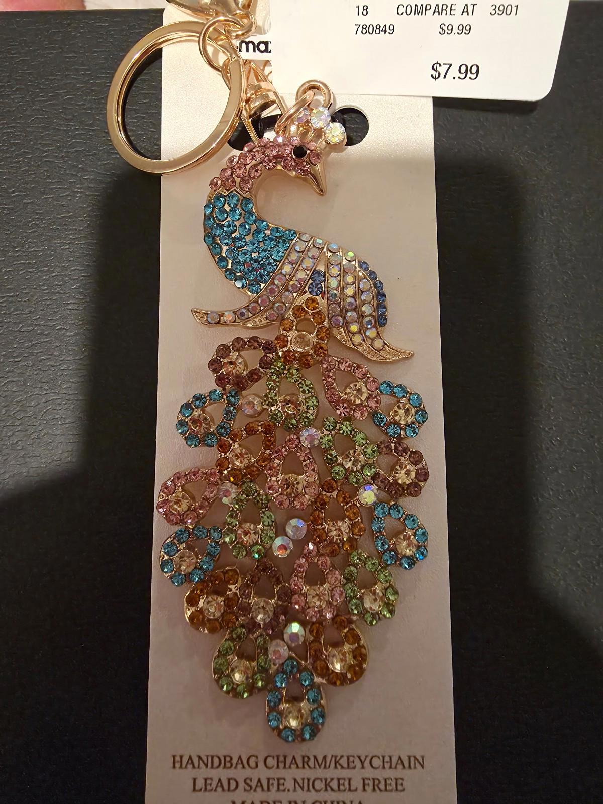 Natasha Peacock Purse Charm