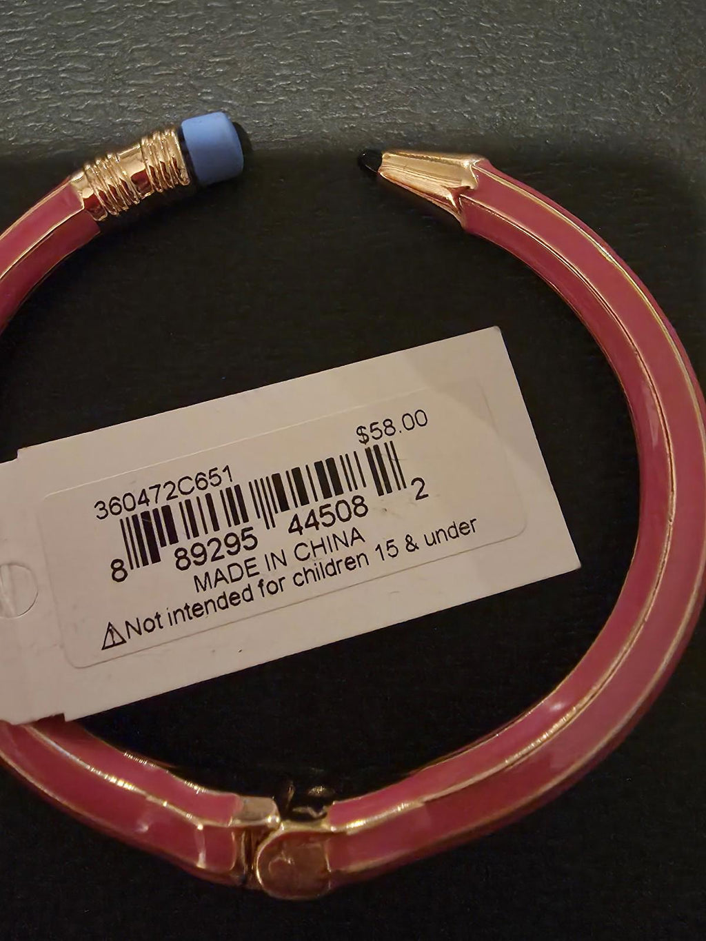 Betsey Johnson Pencil Bracelet