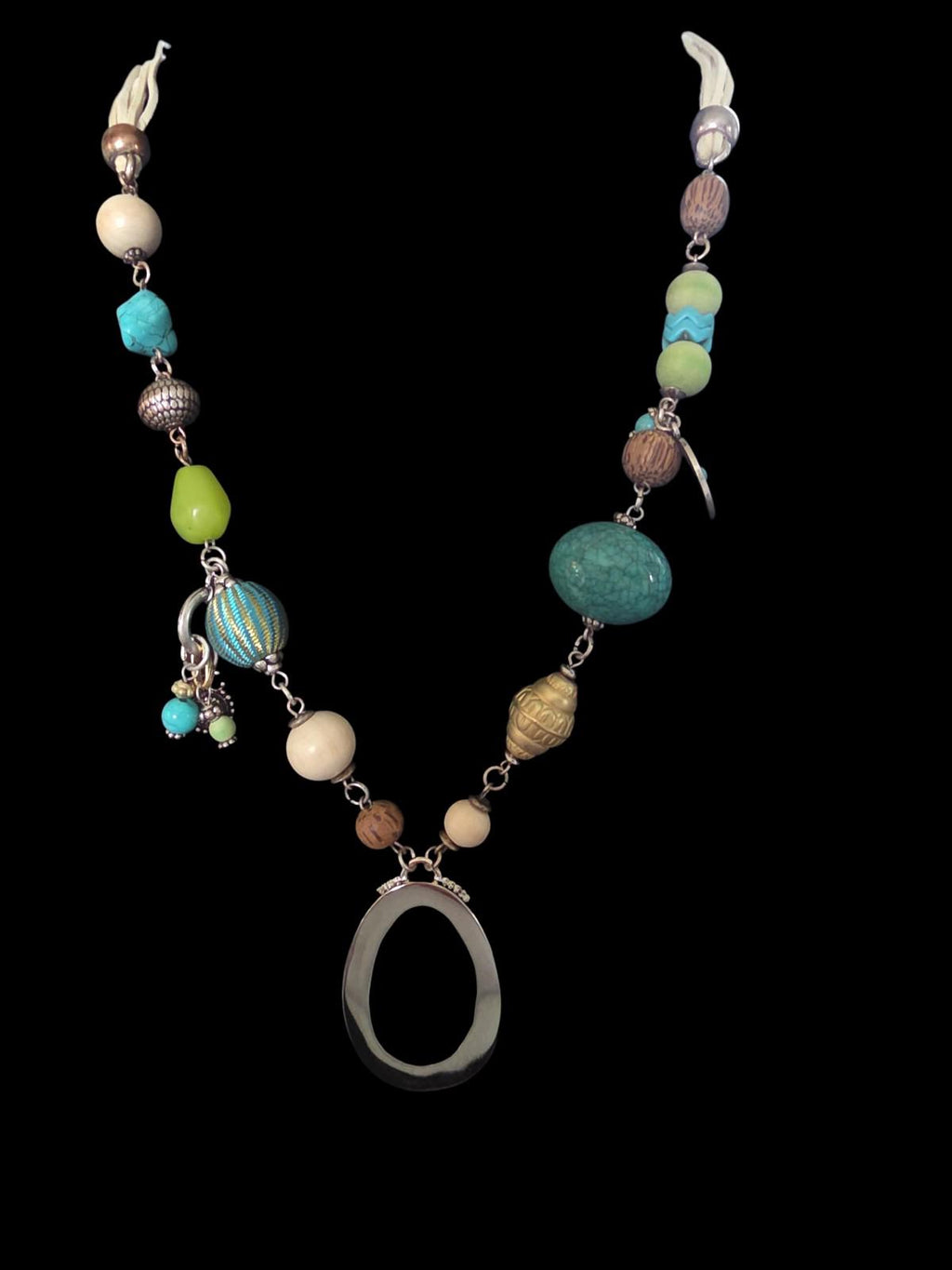 Chico's long statement necklace