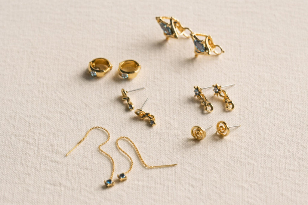 Free People Baez Gold Plated Earrings