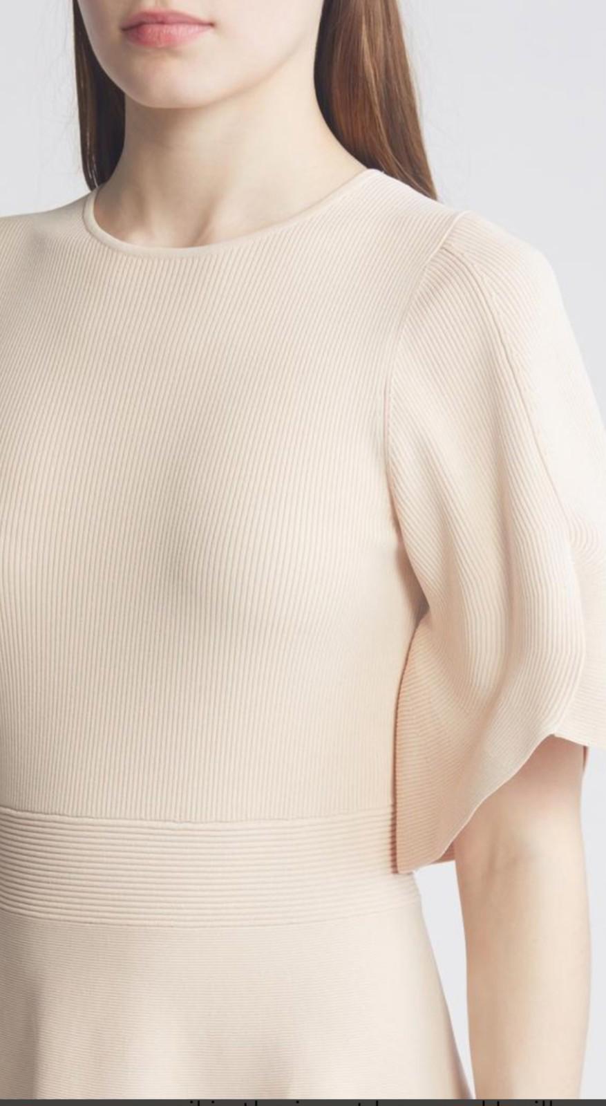 Ted Baker LondonWomen’s Olivia Rib Fit & Flare Dress Size 5 NWT Blush Pink