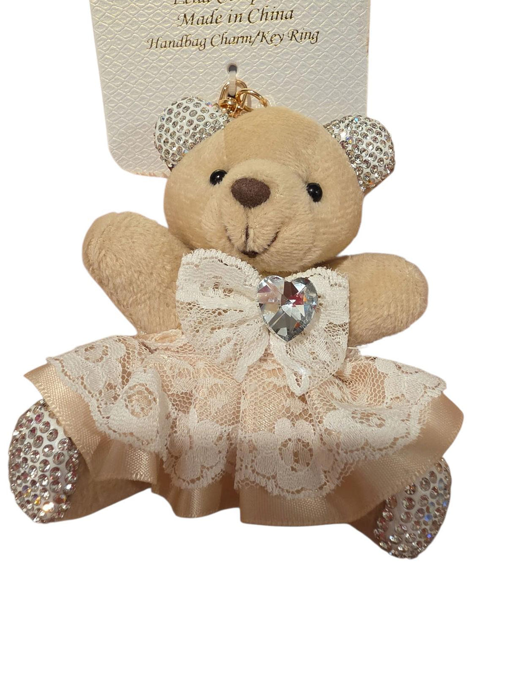 Natasha Teddy Bear Purse Charm