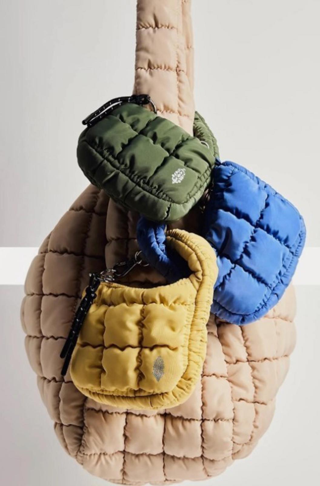Free People FP Movement Quilted Printed Micro Pouch Sold Out Style NWT