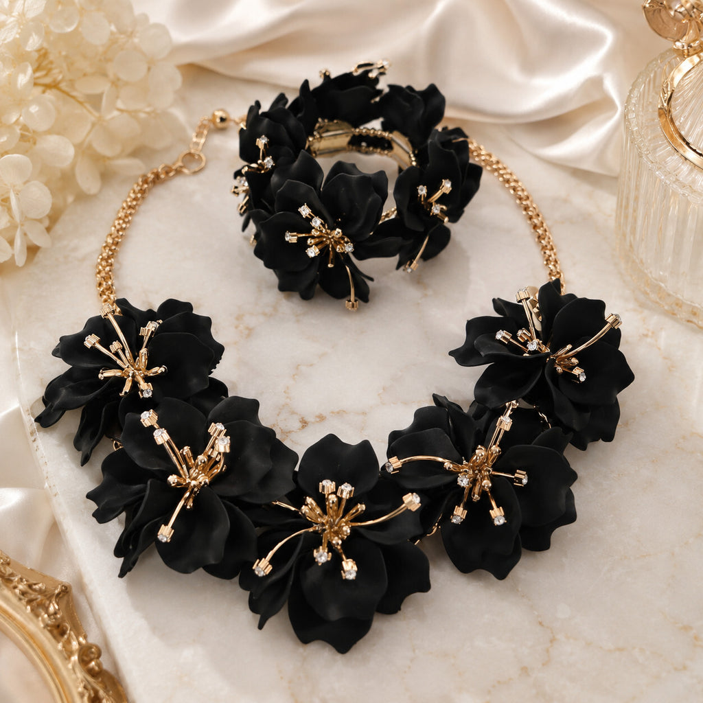 Natasha Statement Flower Jewelry