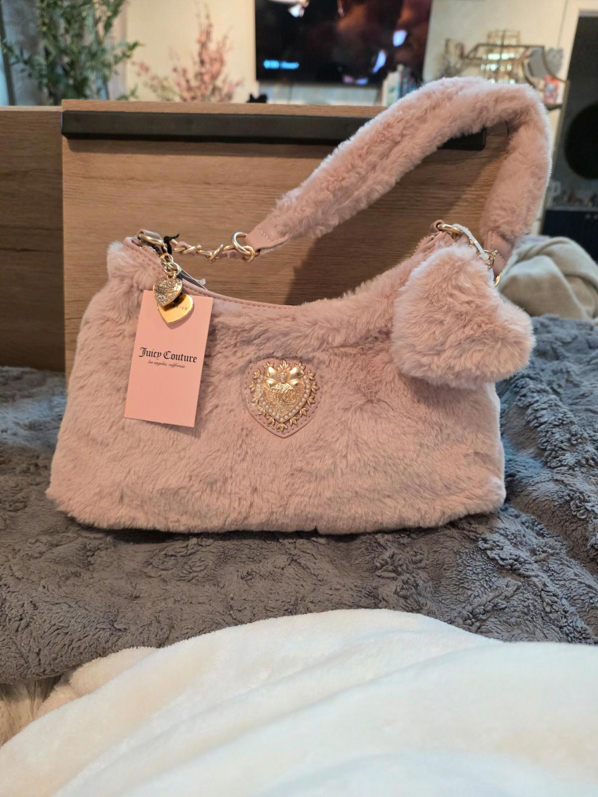 Juicy Couture Love Furry Friends Hobo Bag